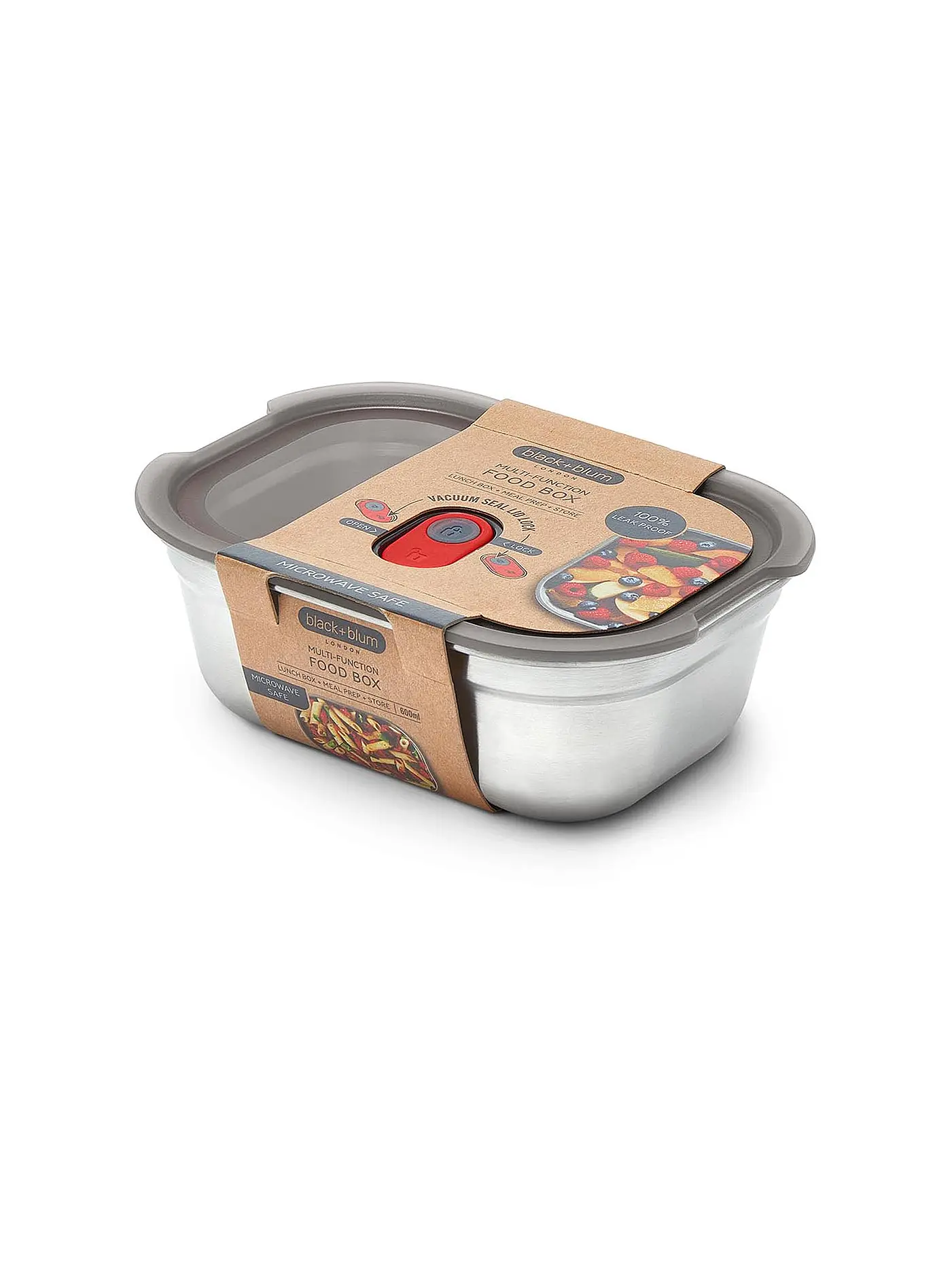 BLACK+BLUM | Multifunktionsbox 650ml Edelstahl | 